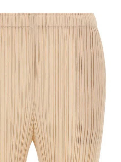 Issey Miyake Beige Monthly Colors July Pants In Neutral