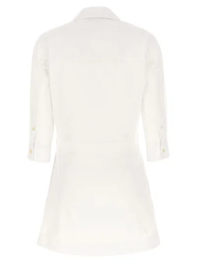 Gucci Women Morsetto Chemisier Dress In White