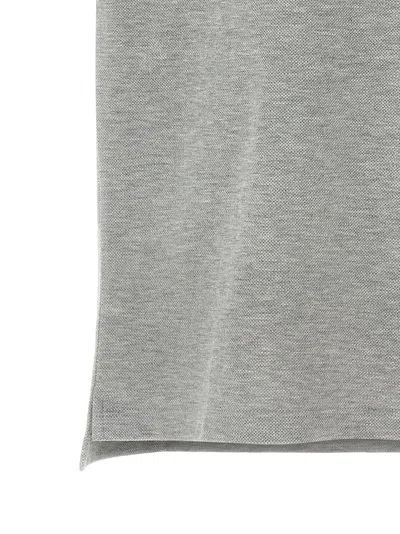 Gucci Nastro Web Polo Gray In Gray