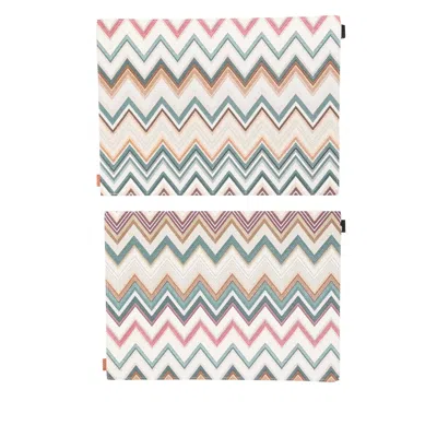 Missoni Neutral  Blue Backpacks & Travels In Multi