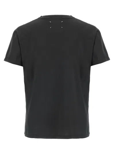 Maison Margiela Numeric Signature Mm6 T-shirt Black In Black