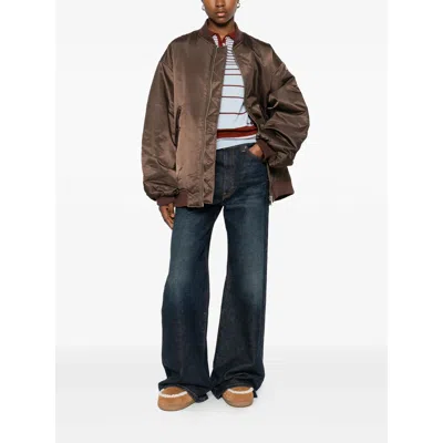 The Frankie Shop Nylon Jackets In Brown
