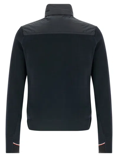 Moncler Padded Cardigan Sweaters And Cardigans Blue In Black