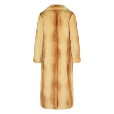 Stand Studio Plush Faux Fur Gradient Coat