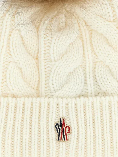 Moncler Braided Cap Featuring Pom-pom Detail