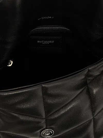 Saint Laurent Puffer Lou Lou Shoulder Bag In Orange