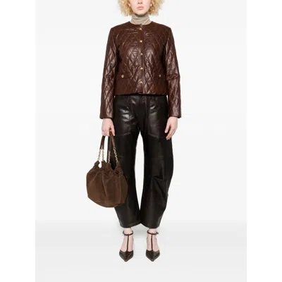 Nili Lotan Leather Outerwears