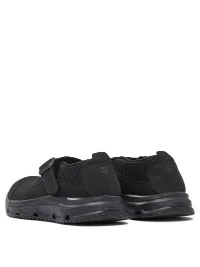 Salomon Rx Marie-jeanne Rubber-trimmed Mesh Sandals In Black