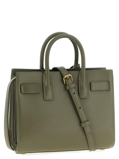Saint Laurent Sac De Jour Hand Bags Green In Green