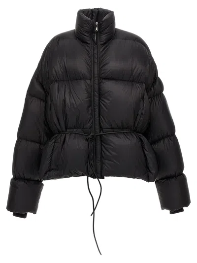 Rick Owens Sail Duvet Puffer Jackets Black In Black