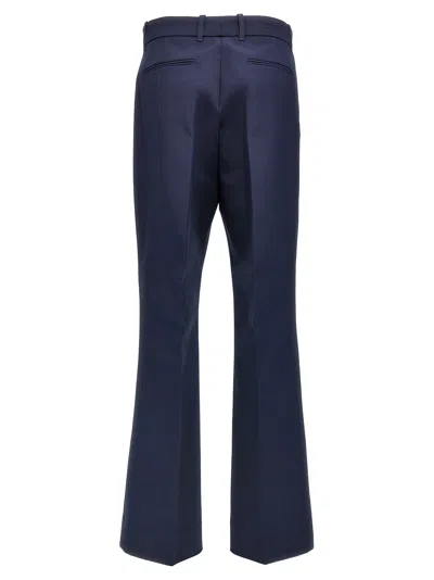Gucci Satin Pants Blue In Blue