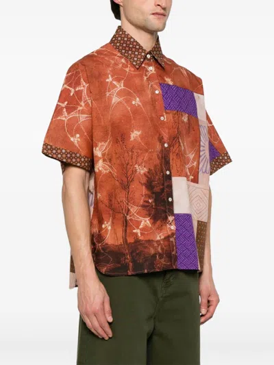 Pierre-louis Mascia Shirts Brown In Brown