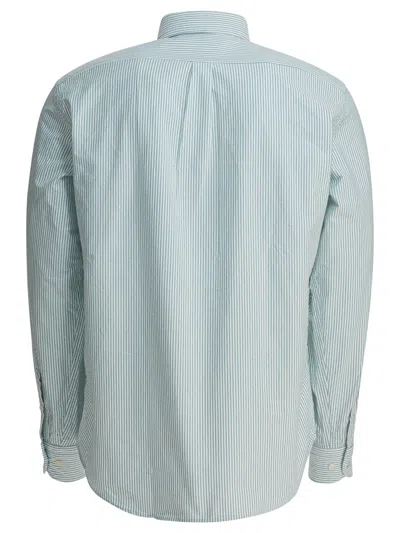 Bd Baggies Striped Pocket Shirt In Green