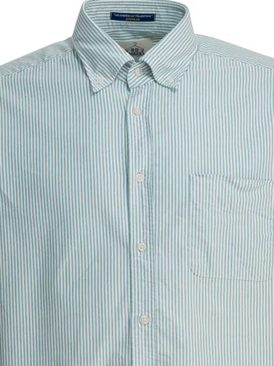 Bd Baggies Striped Pocket Shirt In Green