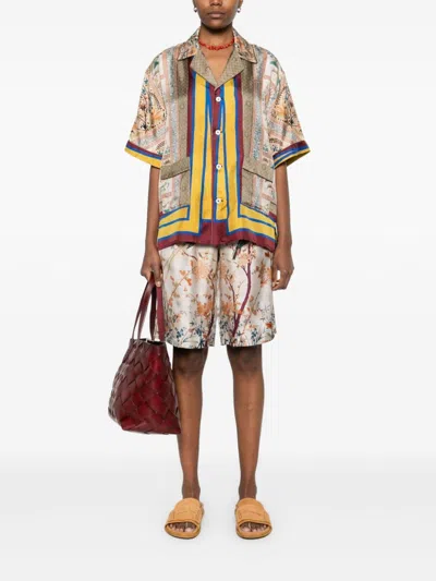 Pierre-louis Mascia Shirts Light And Natural In Brown
