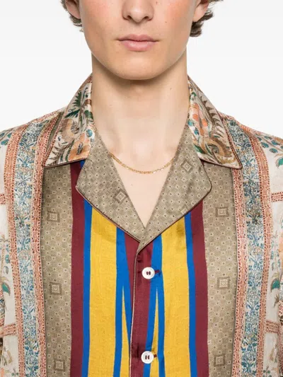 Pierre-louis Mascia Shirts Light And Natural In Brown