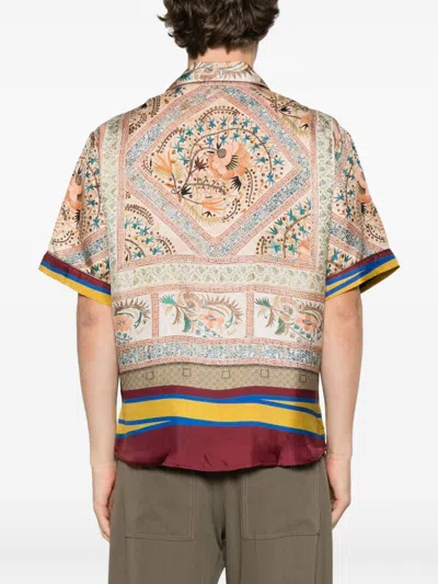 Pierre-louis Mascia Shirts Light And Natural In Brown