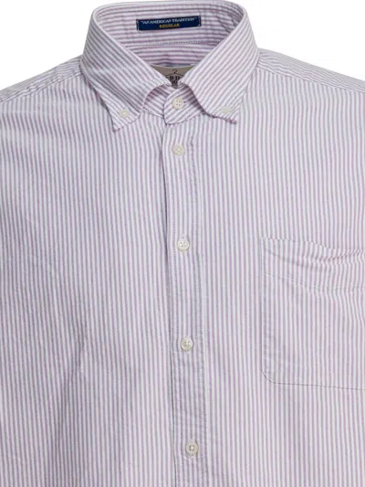 Bd Baggies Striped Pocket Shirt In Pink
