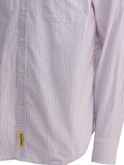 Bd Baggies Striped Pocket Shirt In Pink