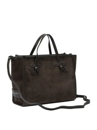 Gianni Chiarini Shoulder Bags With Suede Finish And Top Handles