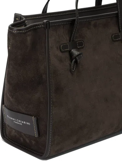 Gianni Chiarini Shoulder Bags With Suede Finish And Top Handles