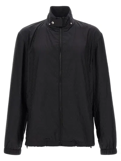 Alexander Mcqueen Skull Windbreaker In Black