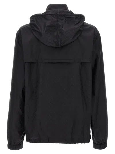 Alexander Mcqueen Skull Windbreaker In Black