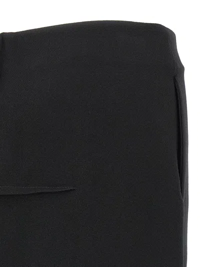 Rick Owens Sliced Skirts Black In Black