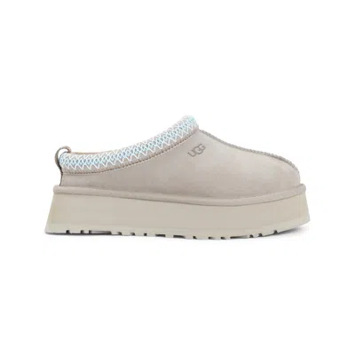 Ugg Tazz Ii Platform Suede Slippers In Neutral