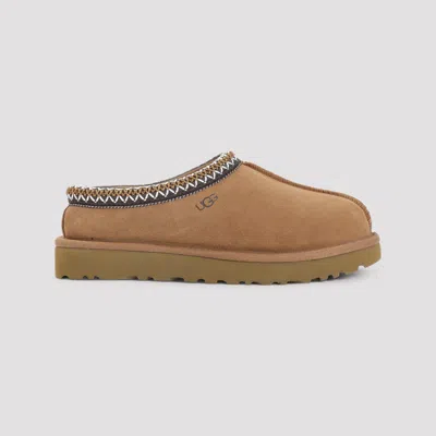 Ugg Chestnut Brown Suede Leather Tasman Ii Slippers In Brown