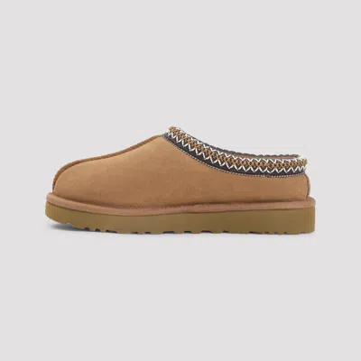 Ugg Chestnut Brown Suede Leather Tasman Ii Slippers In Brown
