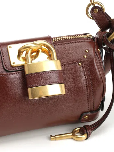 Chloé Crafty Brown Small Paddington Chain Bag In Brown
