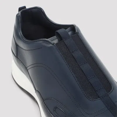 John Lobb Stylish Sneakers With Contrast Sole And Pull Tab In Blue