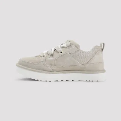 Ugg Lo Lowmel Suede Sneakers In Neutral