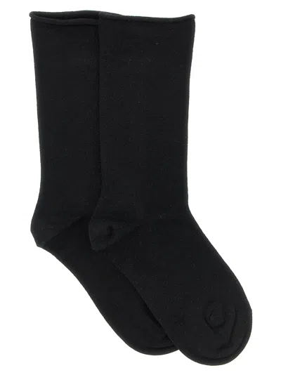 Brunello Cucinelli Women Sparkling Knit Socks In Black