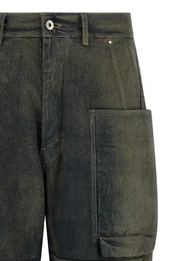 Rick Owens Stefan Cargo Jeans Gray In Brown