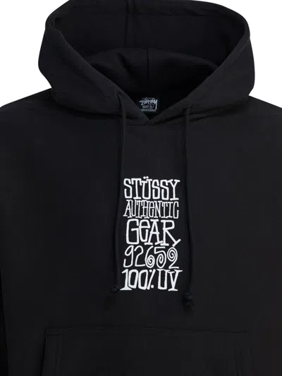 Stussy Cotton Blend Hoodie In Black