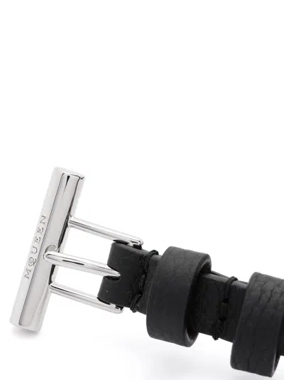 Alexander Mcqueen T Bracelet Jewelry Black In Black