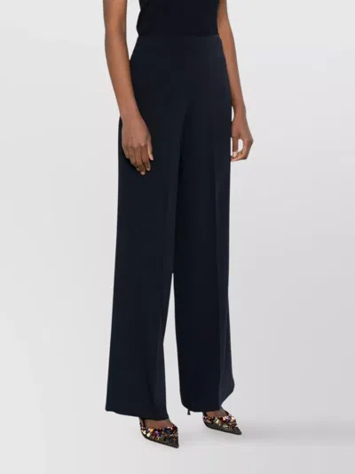 P.a.r.o.s.h Tailored Trousers With High Waist And Wide-leg Design In Black