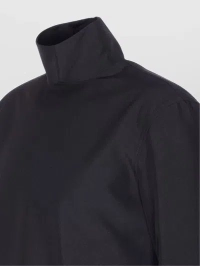 Gucci Technical Panama Shirt Shirt And Blouse Black In Gray