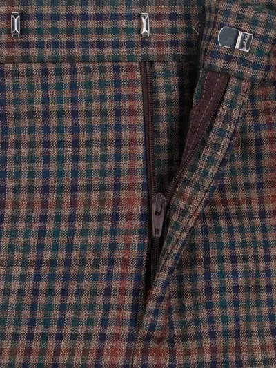 Paul Smith Classic Straight-leg Trousers With Smooth Finish In Brown