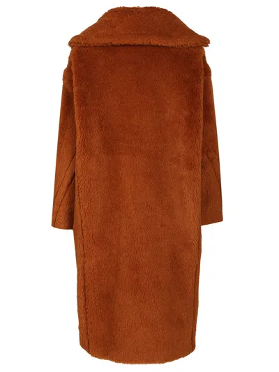 Max Mara Brown Tedgirl Teddy Bear Icon Coat Coat In Brown