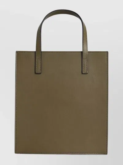 Hidesins Flap J Premiere Muchio-coloured Leather Bag In Green