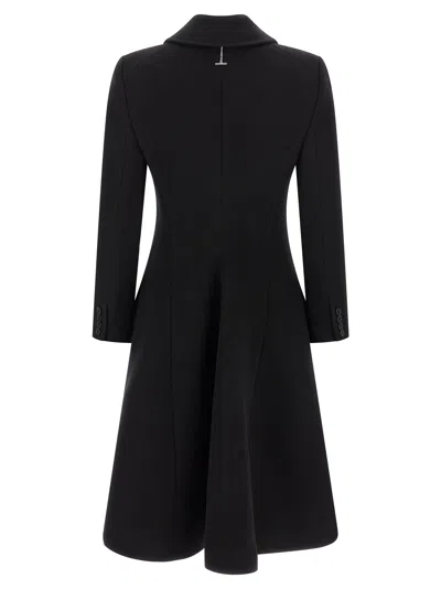 Alexander Mcqueen Wool And Cashmere Coat Coats And Trench Coats Black In Black