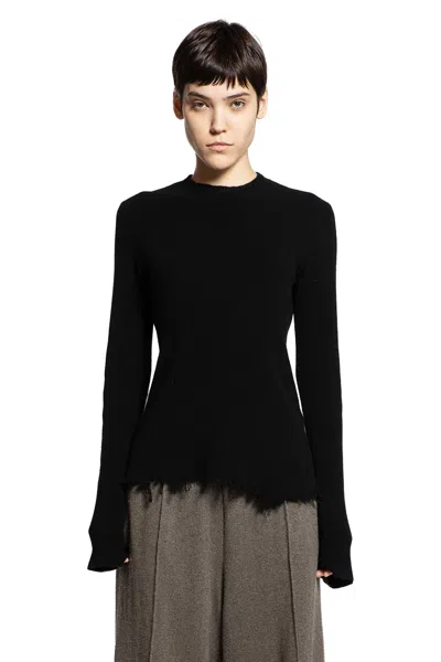 Ziggy Chen Crewneck Sweater In Black