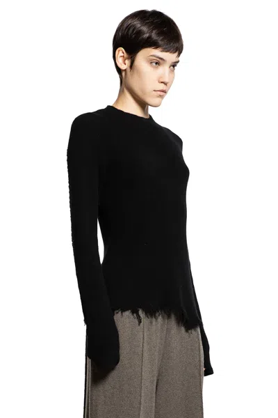 Ziggy Chen Crewneck Sweater In Black
