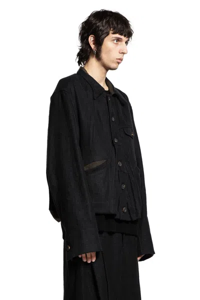 Ziggy Chen Workers Jacket In Black