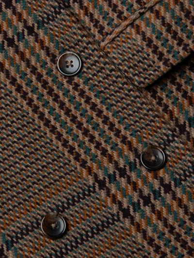 L'agence Kolina Plaid Long Coat In Multi