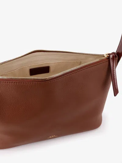 Apc A.p.c. Women Vera Leather Shoulder Bag In Multi
