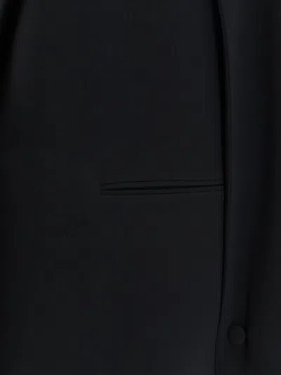 Alberta Ferretti Women Cady Blazer With Cut Out Sleeves In Black